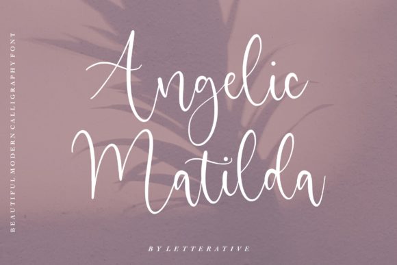 Angelic Matilda Font for Handmade Brands