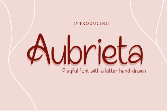Aubrieta Font for Modern Web Design