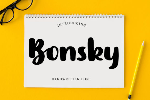 Bonsky: A Playful Script Handwritten Font for Modern Brands