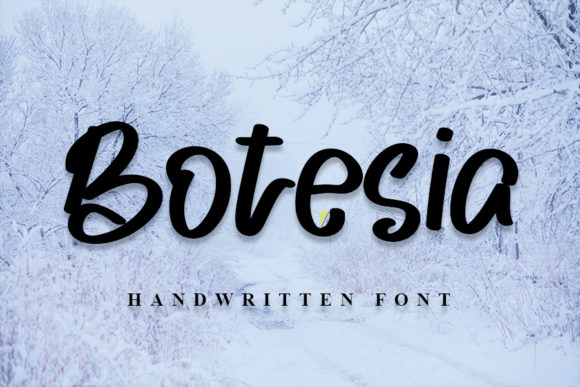 Botesia: A Cute Handwritten Font for Makers
