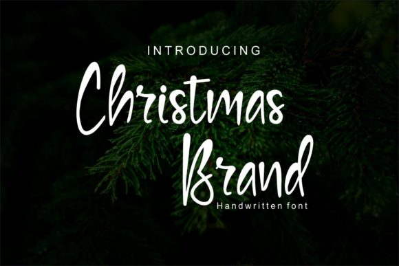Christmas Brand Typeface for Festive Design