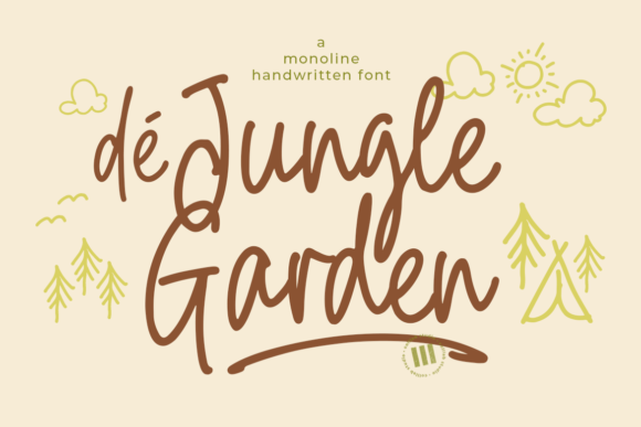 De Jungle Garden Font for Editorial Design
