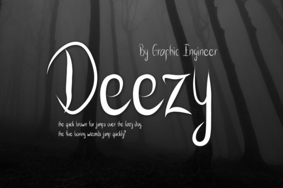 Deezy: A Modern Script Font for Web Design
