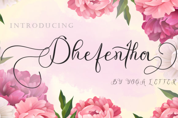 Dhefentha: The Sweet Script Font for Branding