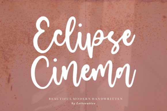 Eclipse Cinema Font for Modern Campaign Design
