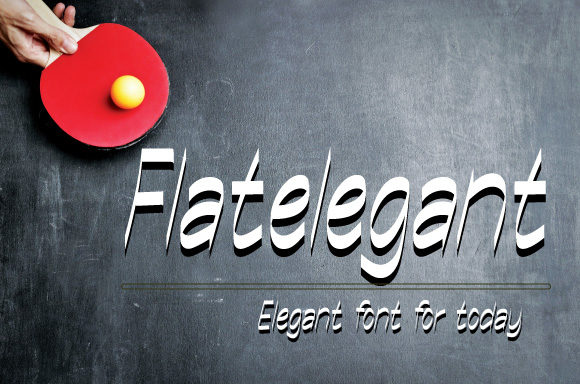 Flatelegant: A Clean Handwritten Typeface for Editors