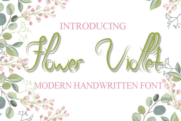 Flower Viollet: A Sweet Script Handwritten Font for Editorial Design