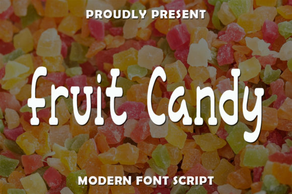 Fruit Candy Font for Playful Branding