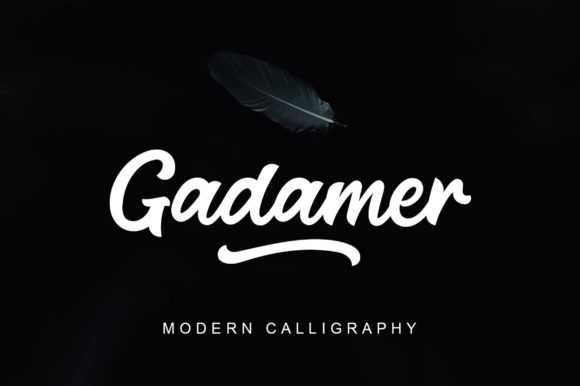 Gadamer: The Retro Script Font for Bold Branding