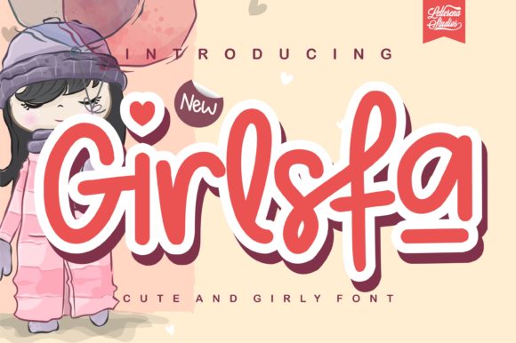 Girlsfa Font: A Handwritten Typeface for Makers