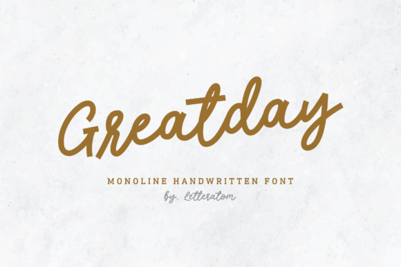Greatday Font for Handmade Crafters