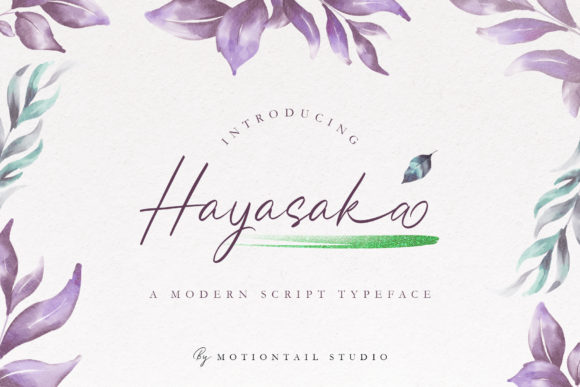 Hayasaka: A Delicate Script Handwritten Font for Editors