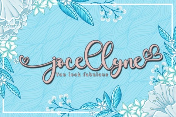 Jocellyne: A Sweet Handwritten Font for Makers