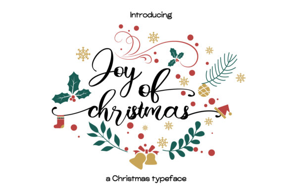 Joy of Christmas Font for Web Designers