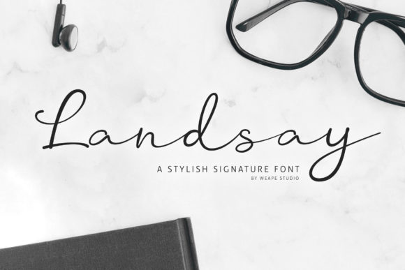 Landsay: The Stylish Calligraphy Font for Makers