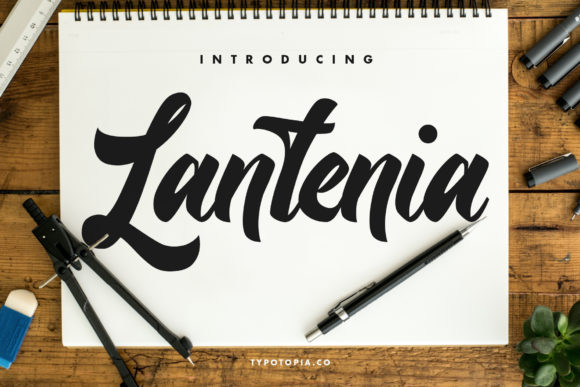 Lantenia: A Bold Handwritten Font for Branding