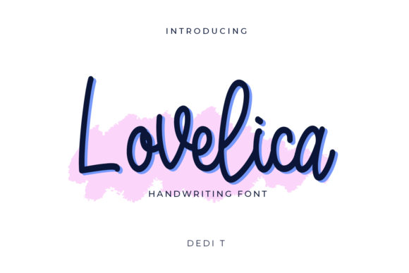 Lovelica: A Handwritten Typeface for Elegant Editorial Design