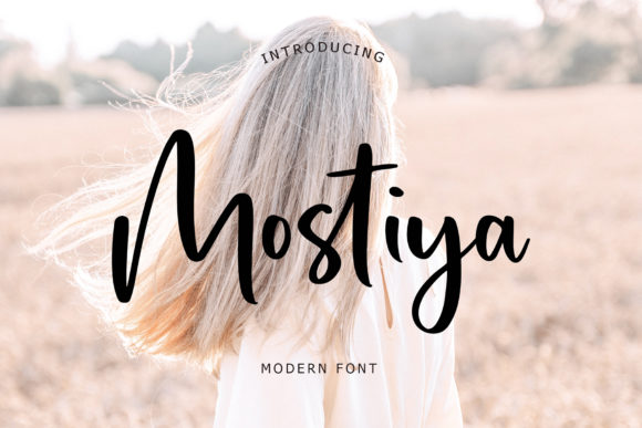 Mostiya: A Modern Handwritten Font for Elegant Editorial Design