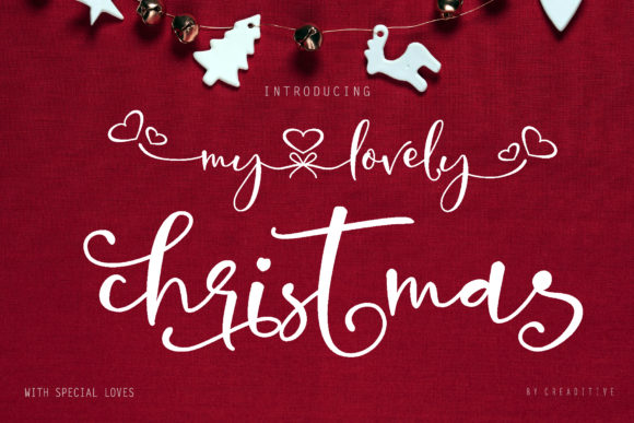 My Lovely Christmas Font for Holiday Campaigns