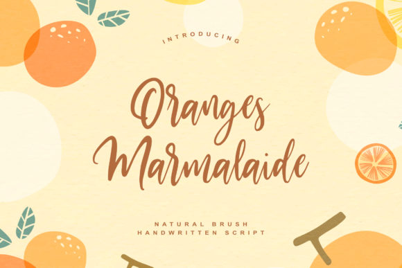 Oranges Marmalaide: A Timeless Handwritten Font Review
