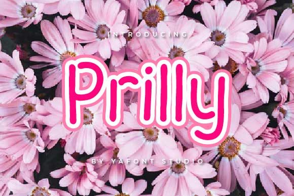 Prilly Font Download: A Sweet Handwritten Script for Designers