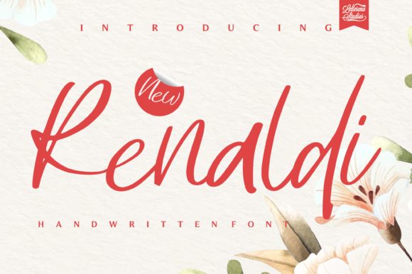 Renaldi: The Handwritten Font for Clear Campaigns