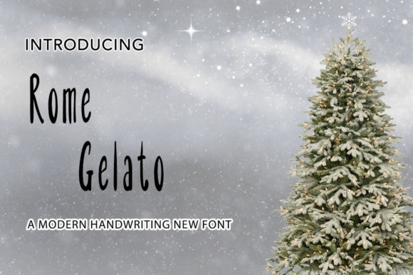 Rome Gelato: A Playful Script Font for Web Design