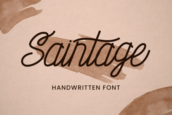 Saintage Font: Elevating Web Design with Elegant Script