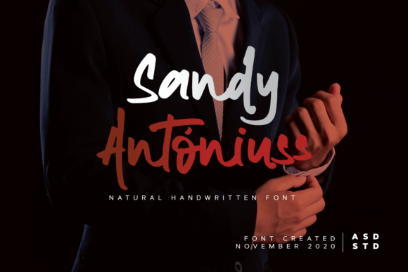 Sandy Antoniuss: A Natural Handwritten Font for Web Design