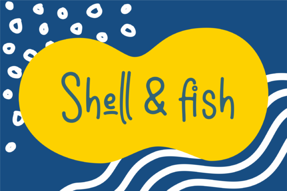 Shell Fish Typeface for Editorial Design