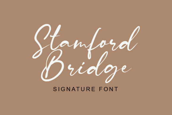 Stamford Bridge Typeface for Elegant Branding