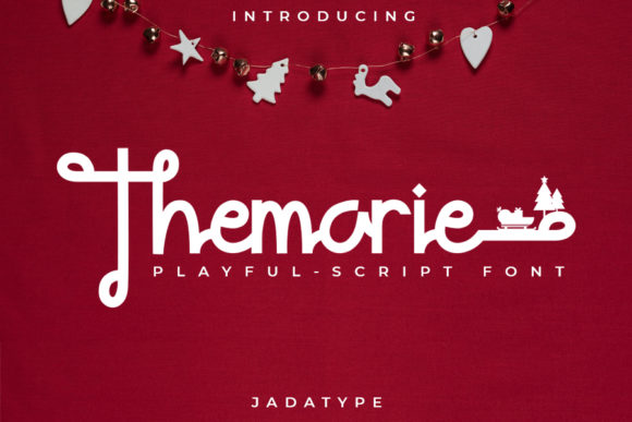 Themarie Font: A Romantic Script for Designers