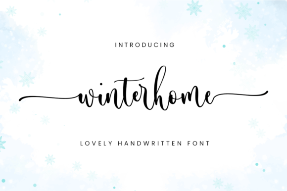 Winterhome: A Natural Calligraphy Font for Modern Branding